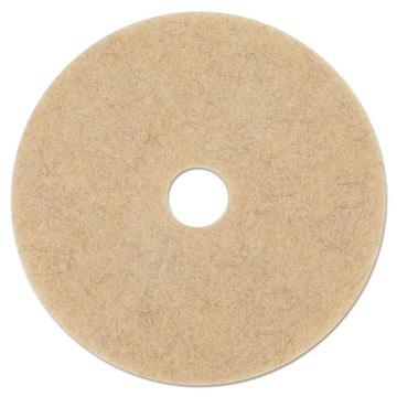 Boardwalk® Natural Hog Hair Burnishing Floor Pads, 17" Diameter, Tan, 5-carton freeshipping - TVN Wholesale